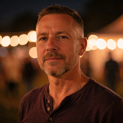 Calm man in his early fifties who rebuilt his dating life on the LatiMeets Latin dating platform